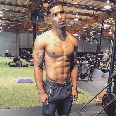 Rome Flynn during one of his workout sessions.